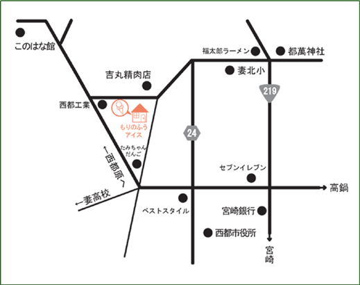 もりのふう地図